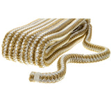 Seachoice Double-Braid Nylon Dock Line w/ Eye Splice, Pre-Shrunk, Heat Stabilized, 1/2 In. X 15 Ft., Gold White - 40031 - official Seachoice product image 3