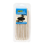 Seachoice Double-Braid Nylon Dock Line w/ Eye Splice, Pre-Shrunk, Heat Stabilized, 1/2 In. X 15 Ft., Gold White - 40031 - official Seachoice product image 2