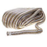 Seachoice Double-Braid Nylon Dock Line w/ Eye Splice, Pre-Shrunk, Heat Stabilized, 1/2 In. X 25 Ft., Gold White - 40041 - official Seachoice product image 5