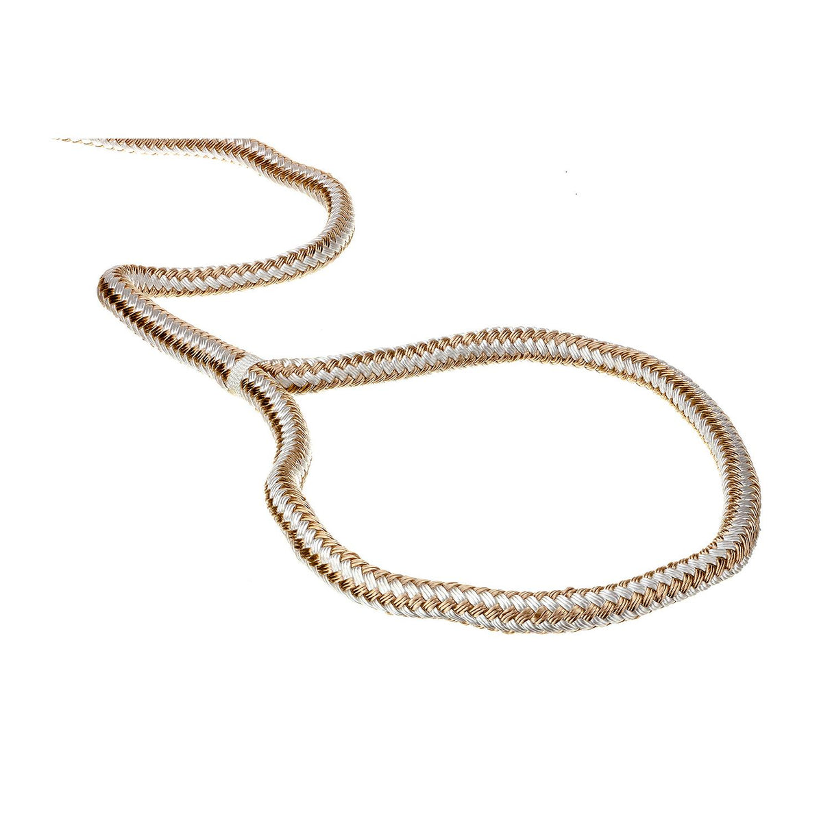 Seachoice Double-Braid Nylon Dock Line w/ Eye Splice, Pre-Shrunk, Heat Stabilized, 5/8 In. X 35 Ft., Gold White - 40061 - official Seachoice product image 3