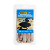 Seachoice Double-Braid Nylon Dock Line w/ Eye Splice, Pre-Shrunk, Heat Stabilized, 5/8 In. X 20 Ft., Gold White - 40071 - official Seachoice product image 3