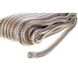 Seachoice Double-Braid Nylon Dock Line w/ Eye Splice, Pre-Shrunk, Heat Stabilized, 3/8 In. X 20 Ft., Gold White - 40081 - official Seachoice product image 6