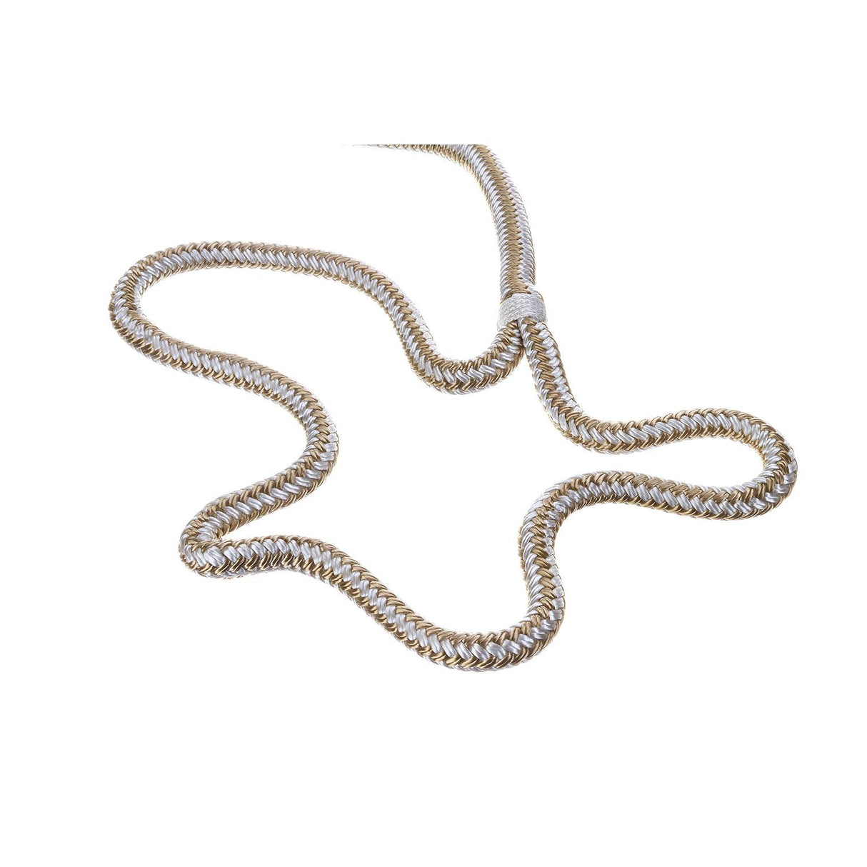 Seachoice Double-Braid Nylon Dock Line w/ Eye Splice, Pre-Shrunk, Heat Stabilized, 3/8 In. X 20 Ft., Gold White - 40081 - official Seachoice product image 4