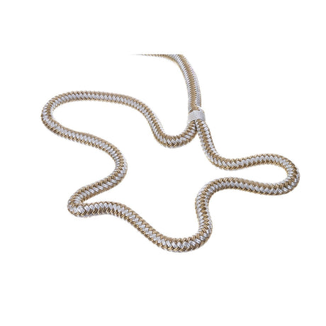 Seachoice Double-Braid Nylon Dock Line w/ Eye Splice, Pre-Shrunk, Heat Stabilized, 3/8 In. X 20 Ft., Gold White - 40081 - official Seachoice product image 4