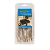Seachoice Double-Braid Nylon Dock Line w/ Eye Splice, Pre-Shrunk, Heat Stabilized, 3/8 In. X 20 Ft., Gold White - 40081 - official Seachoice product image 5