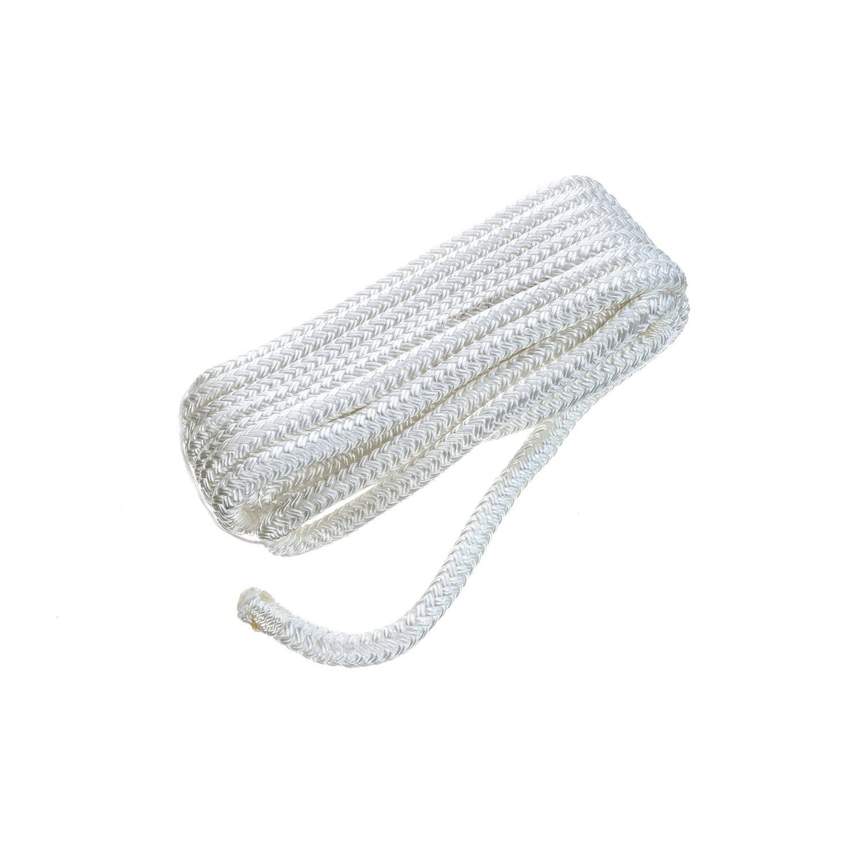 Seachoice Double-Braid Nylon Dock Line w/ Eye Splice, Pre-Shrunk, Heat Stabilized, 3/8 In. X 15 Ft., White - 40091 - official Seachoice product image 5
