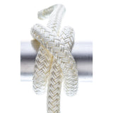 Seachoice Double-Braid Nylon Dock Line w/ Eye Splice, Pre-Shrunk, Heat Stabilized, 1/2 In. X 15 Ft., White - 40111 - official Seachoice product image 6