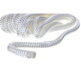 Seachoice Double-Braid Nylon Dock Line w/ Eye Splice, Pre-Shrunk, Heat Stabilized, 1/2 In. X 20 Ft., White - 40121 - official Seachoice product image 4