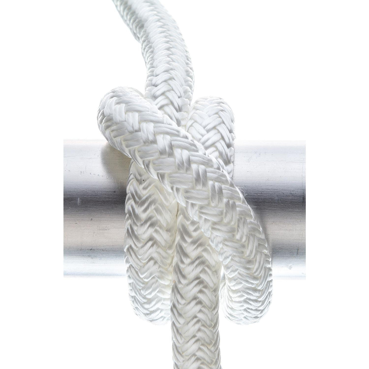 Seachoice Double-Braid Nylon Dock Line w/ Eye Splice, Pre-Shrunk, Heat Stabilized, 1/2 In. X 20 Ft., White - 40121 - official Seachoice product image 5