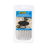 Seachoice Double-Braid Nylon Dock Line w/ Eye Splice, Pre-Shrunk, Heat Stabilized, 1/2 In. X 25 Ft., White - 40131 - official Seachoice product image 4