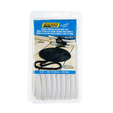 Seachoice Double Braid Nylon Dock Line, White, 5/8 in. X 35 Ft., 15 in. Eye Splice, Pre-Shrunk, Heat Stabilized - 40141 - official Seachoice product image 2