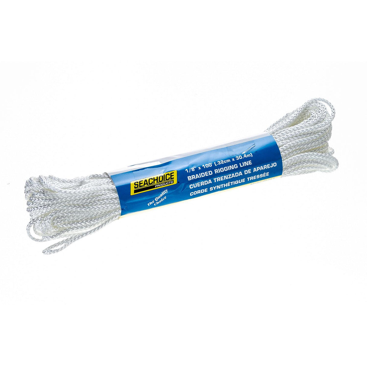 Seachoice Braided Utility Line Boat Rope, 1/8 In. X 100 Ft., White - 40151 - official Seachoice product image 4