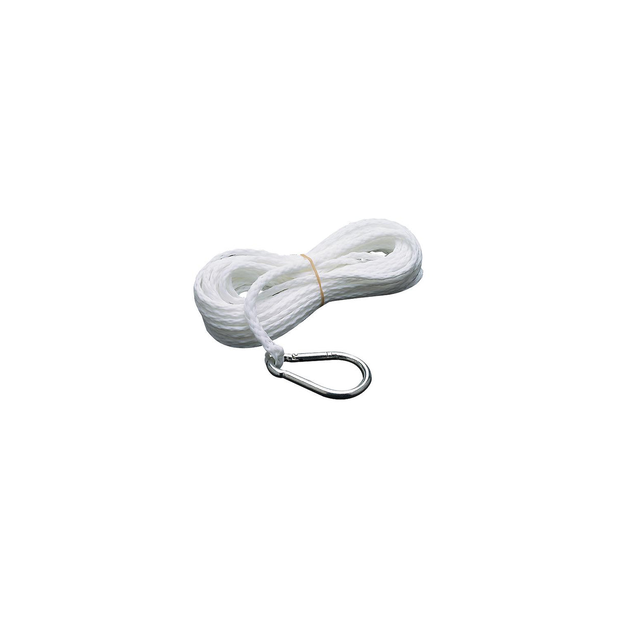 Seachoice Anchor Line Rope, Hollow Braid, Polypropylene, White, Spring Hook, 3/8 In. X 75 Ft. - 40211 - official Seachoice product image 5
