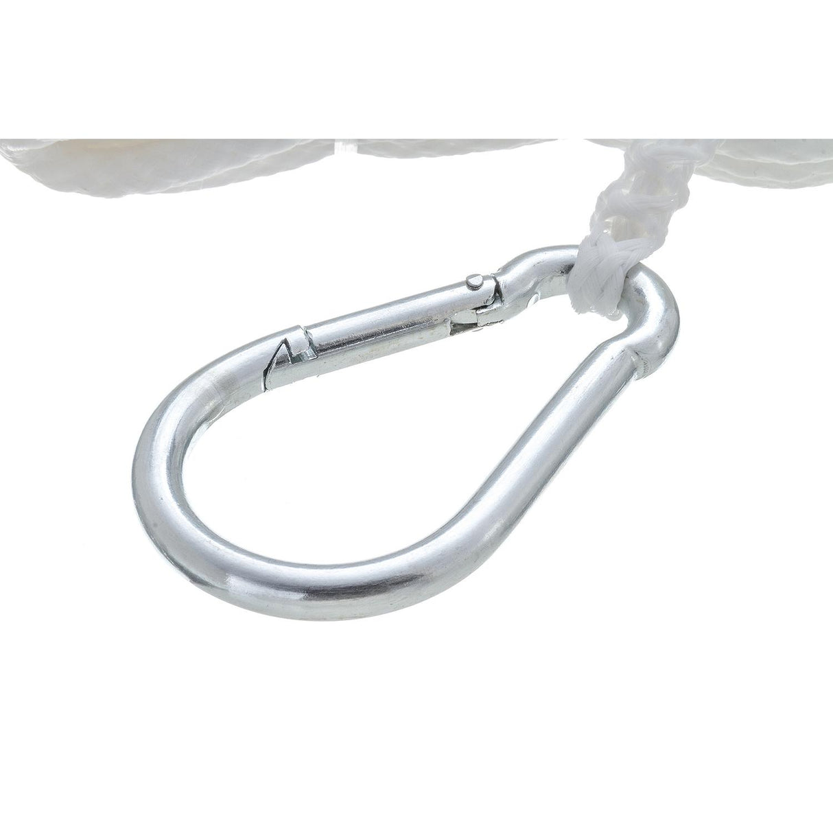 Seachoice Anchor Line Rope, Hollow Braid, Polypropylene, White, Spring Hook, 1/4 In. X 50 Ft. - 40201 - official Seachoice product image 4