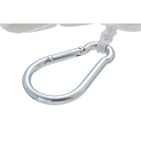 Seachoice Anchor Line Rope, Hollow Braid, Polypropylene, White, Spring Hook, 1/4 In. X 50 Ft. - 40201 - official Seachoice product image 4