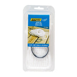 Seachoice Anchor Line Rope, Hollow Braid, Polypropylene, White, Spring Hook, 1/4 In. X 50 Ft. - 40201 - official Seachoice product image 2