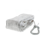 Seachoice Anchor Line Rope, Hollow Braid, Polypropylene, White, Spring Hook, 3/16 In. X 100 Ft. - 40221 - official Seachoice product image 5