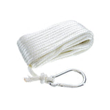 Seachoice Anchor Line Rope, Braided Nylon, White, Spring Hook, 3/16 In. X 100 Ft. - 40231 - official Seachoice product image 4