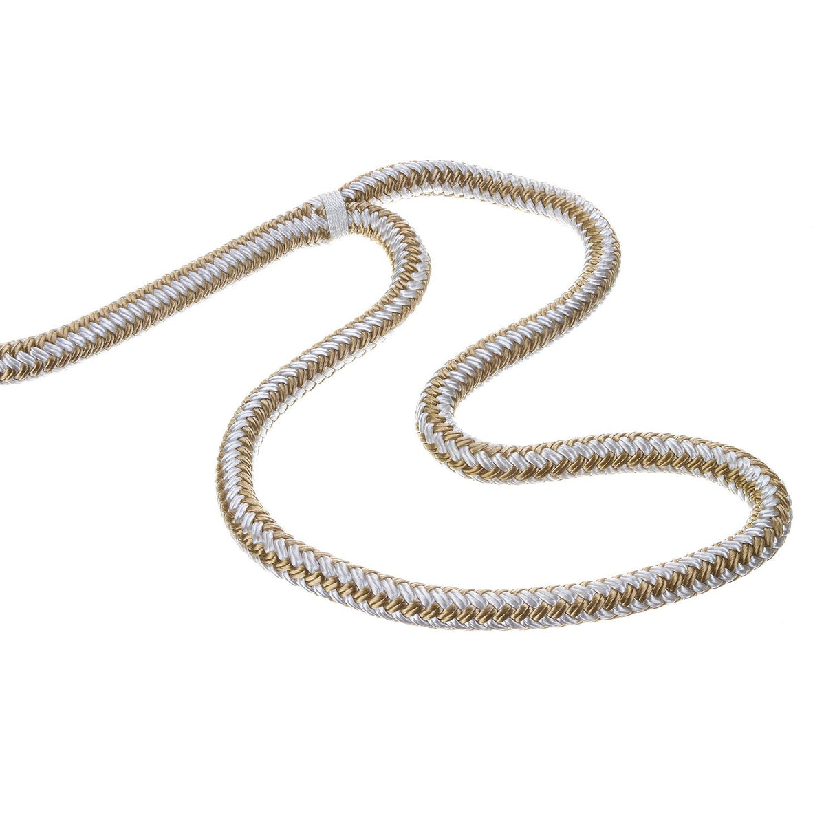 Seachoice Double-Braid Nylon Dock Line w/ Eye Splice, Pre-Shrunk, Heat Stabilized, 1/2 In. X 20 Ft., Gold White - 40241 - official Seachoice product image 5