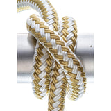 Seachoice Double-Braid Nylon Dock Line w/ Eye Splice, Pre-Shrunk, Heat Stabilized, 1/2 In. X 20 Ft., Gold White - 40241 - official Seachoice product image 3