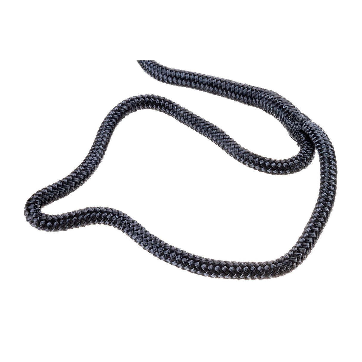 Seachoice Double-Braid Nylon Dock Line w/ Eye Splice, Pre-Shrunk, Heat Stabilized, 3/8 In. X 20 Ft., Black - 40271 - official Seachoice product image 4