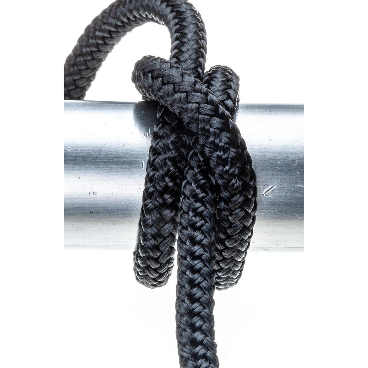 Seachoice Double-Braid Nylon Dock Line w/ Eye Splice, Pre-Shrunk, Heat Stabilized, 3/8 In. X 20 Ft., Black - 40271 - official Seachoice product image 5