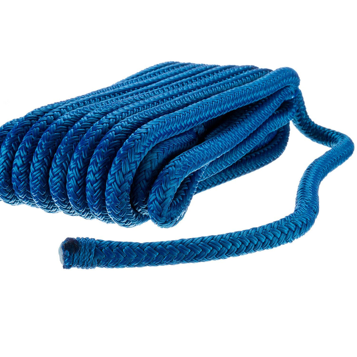 Seachoice Double-Braid Nylon Dock Line w/ Eye Splice, Pre-Shrunk, Heat Stabilized, 3/8 In. X 20 Ft., Blue - 40281 - official Seachoice product image 6