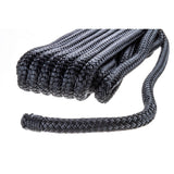 Seachoice Double-Braid Nylon Dock Line w/ Eye Splice, Pre-Shrunk, Heat Stabilized, 3/8 In. X 15 Ft., Black - 40291 - official Seachoice product image 2