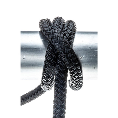 Seachoice Double-Braid Nylon Dock Line w/ Eye Splice, Pre-Shrunk, Heat Stabilized, 3/8 In. X 15 Ft., Black - 40291 - official Seachoice product image 4