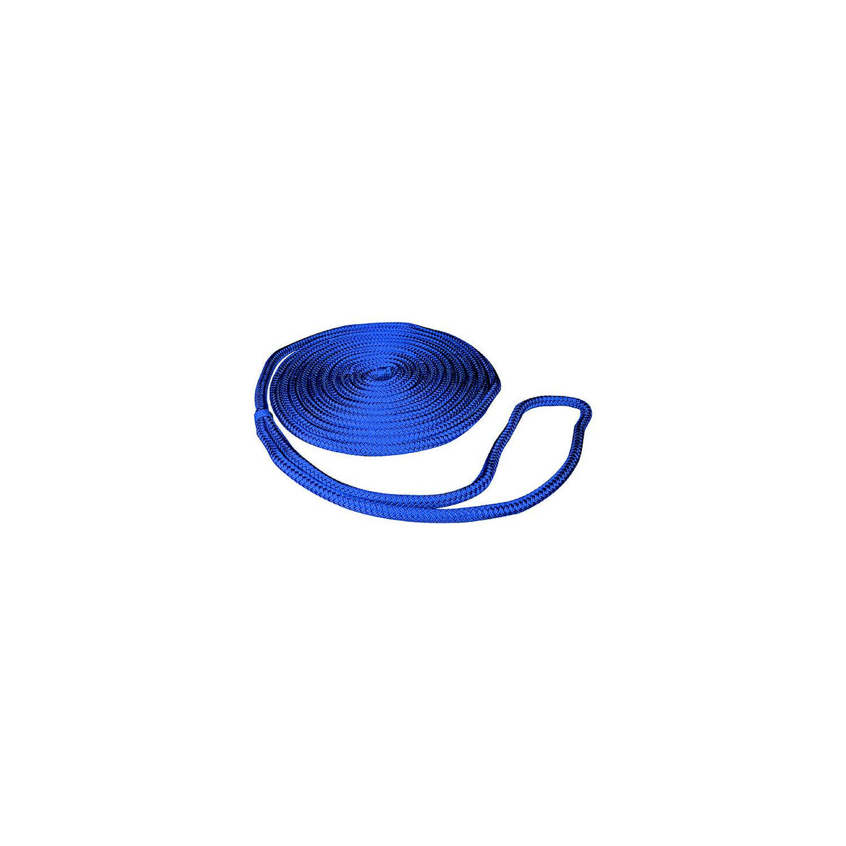 Seachoice Double-Braid Nylon Dock Line w/ Eye Splice, Pre-Shrunk, Heat Stabilized, 3/8 In. X 15 Ft., Blue - 40301 - official Seachoice product image 7