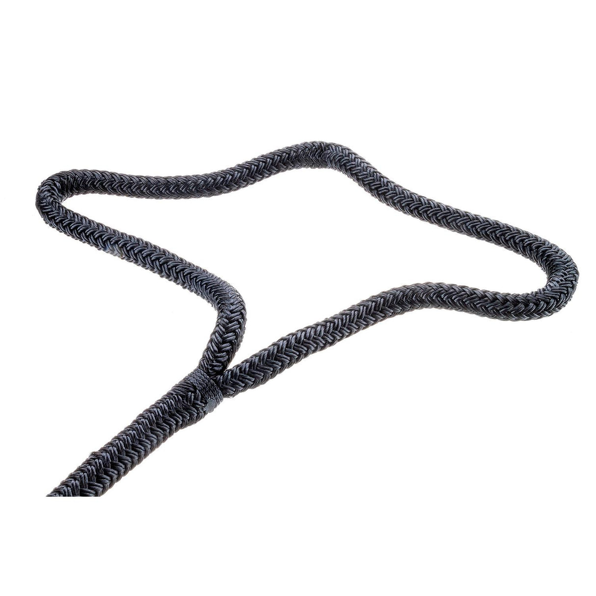Seachoice Double-Braid Nylon Dock Line w/ Eye Splice, Pre-Shrunk, Heat Stabilized, 1/2 In. X 25 Ft., Black - 40381 - official Seachoice product image 5