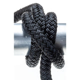 Seachoice Double-Braid Nylon Dock Line w/ Eye Splice, Pre-Shrunk, Heat Stabilized, 1/2 In. X 20 Ft., Black - 40401 - official Seachoice product image 2