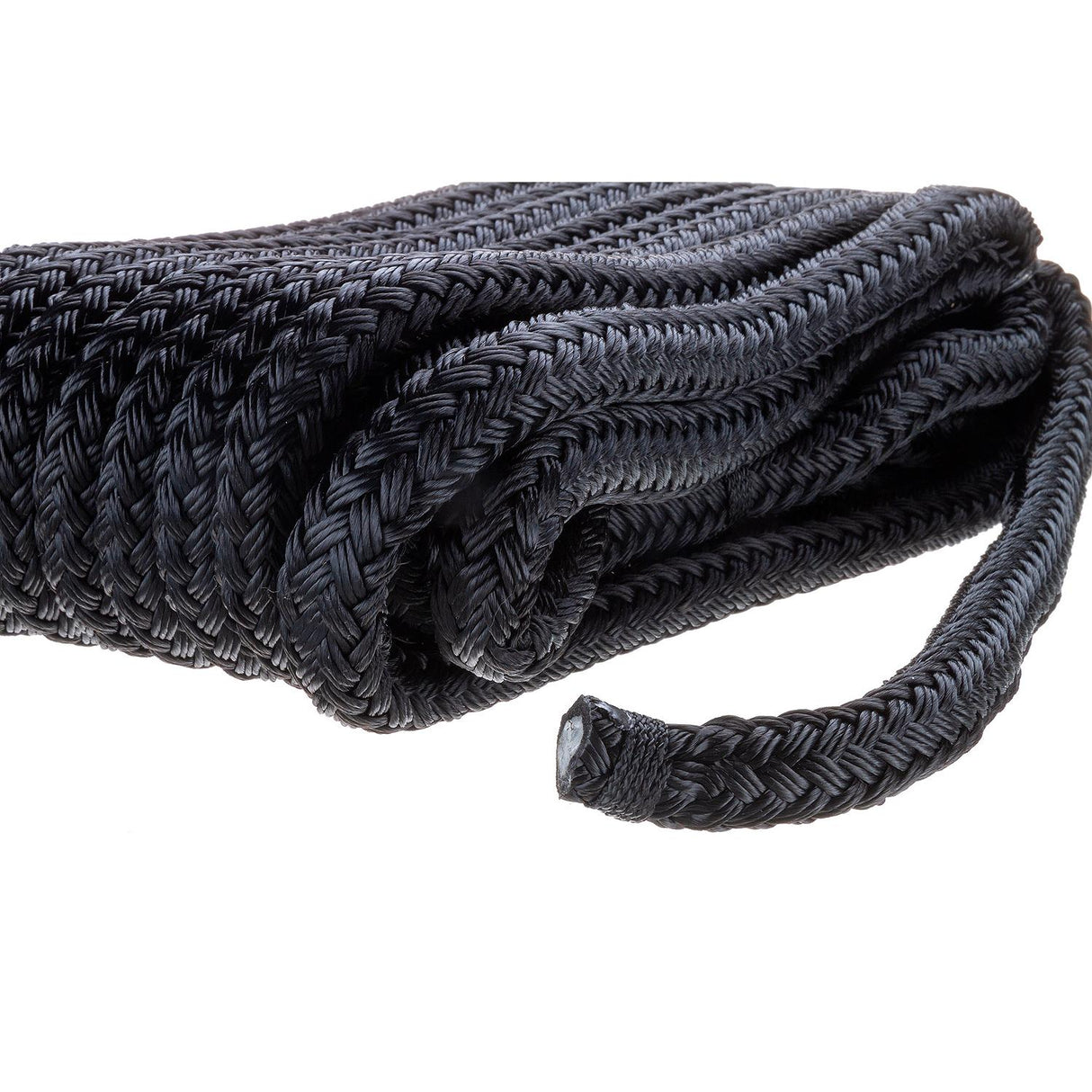 Seachoice Double-Braid Nylon Dock Line w/ Eye Splice, Pre-Shrunk, Heat Stabilized, 5/8 In. X 35 Ft., Black - 40421 - official Seachoice product image 6