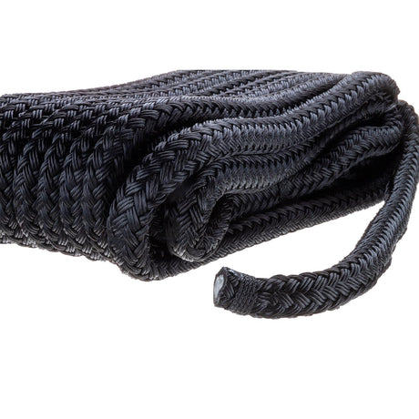 Seachoice Double-Braid Nylon Dock Line w/ Eye Splice, Pre-Shrunk, Heat Stabilized, 5/8 In. X 35 Ft., Black - 40421 - official Seachoice product image 6