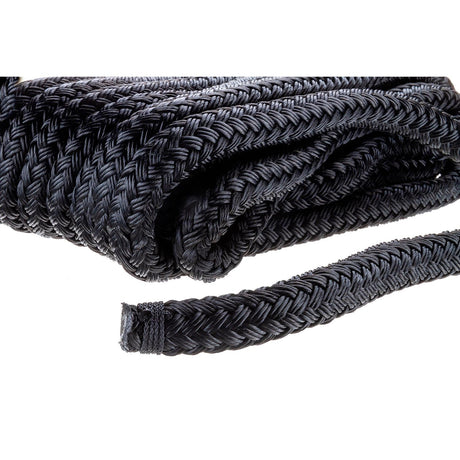 Seachoice Double-Braid Nylon Dock Line w/ Eye Splice, Pre-Shrunk, Heat Stabilized, 5/8 In. X 25 Ft., Black - 40441 - official Seachoice product image 3