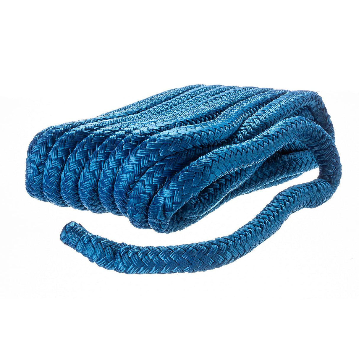Seachoice Double-Braid Nylon Dock Line w/ Eye Splice, Pre-Shrunk, Heat Stabilized, 5/8 In. X 25 Ft., Blue - 40451 - official Seachoice product image 5