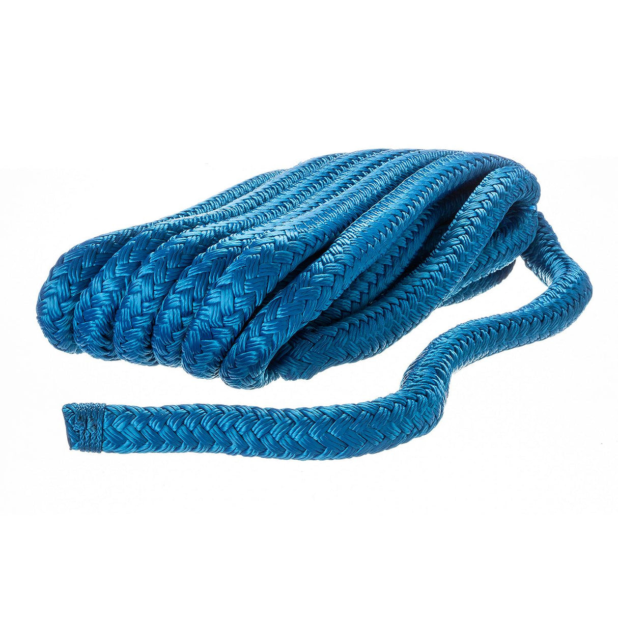 Seachoice Double-Braid Nylon Dock Line w/ Eye Splice, Pre-Shrunk, Heat Stabilized, 5/8 In. X 20 Ft., Blue - 40471 - official Seachoice product image 4