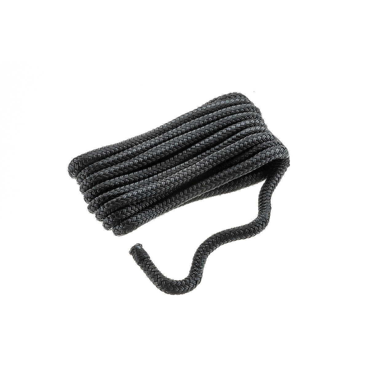 Seachoice 40501 Double-Braid Nylon Dock Line w/ Eye Splice, Pre-Shrunk, Heat Stabilized, 3/8 In. X 10 Ft., Black - 40501 - official Seachoice product image 4