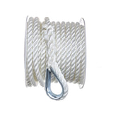 Seachoice Anchor Line Rope, 3-Strand Twisted, White, Nylon, 3/8 In. X 50 Ft. - 40691 - official Seachoice product image 2