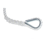 Seachoice Anchor Line Rope, 3-Strand Twisted, White, Nylon, 3/8 In. X 100 Ft. - 40711 - official Seachoice product image 3