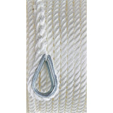 Seachoice Anchor Line Rope, 3-Strand Twisted, White, Nylon, 3/8 In. X 100 Ft. - 40711 - official Seachoice product image 5