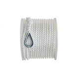 Seachoice Anchor Line Rope, 3-Strand Twisted, White, Nylon, 3/8 In. X 150 Ft. - 40721 - official Seachoice product image 3
