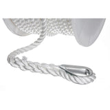 Seachoice Anchor Line Rope, 3-Strand Twisted, White, Nylon, 1/2 in. X 150 Ft. - 40741 - official Seachoice product image 2