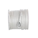 Seachoice Anchor Line Rope, 3-Strand Twisted, White, Nylon, 1/2 in. X 250 Ft. - 40781 - official Seachoice product image 2