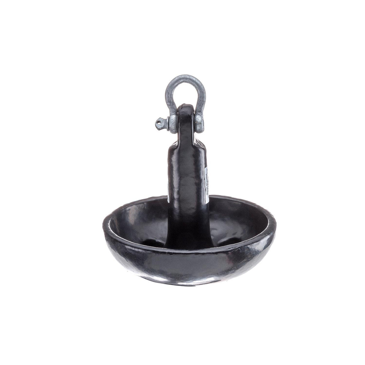 Seachoice Mushroom Anchor, Vinyl Coated Cast Iron, Black, 10 Lbs., Boats Up to 12 Ft. Long - 50-41220