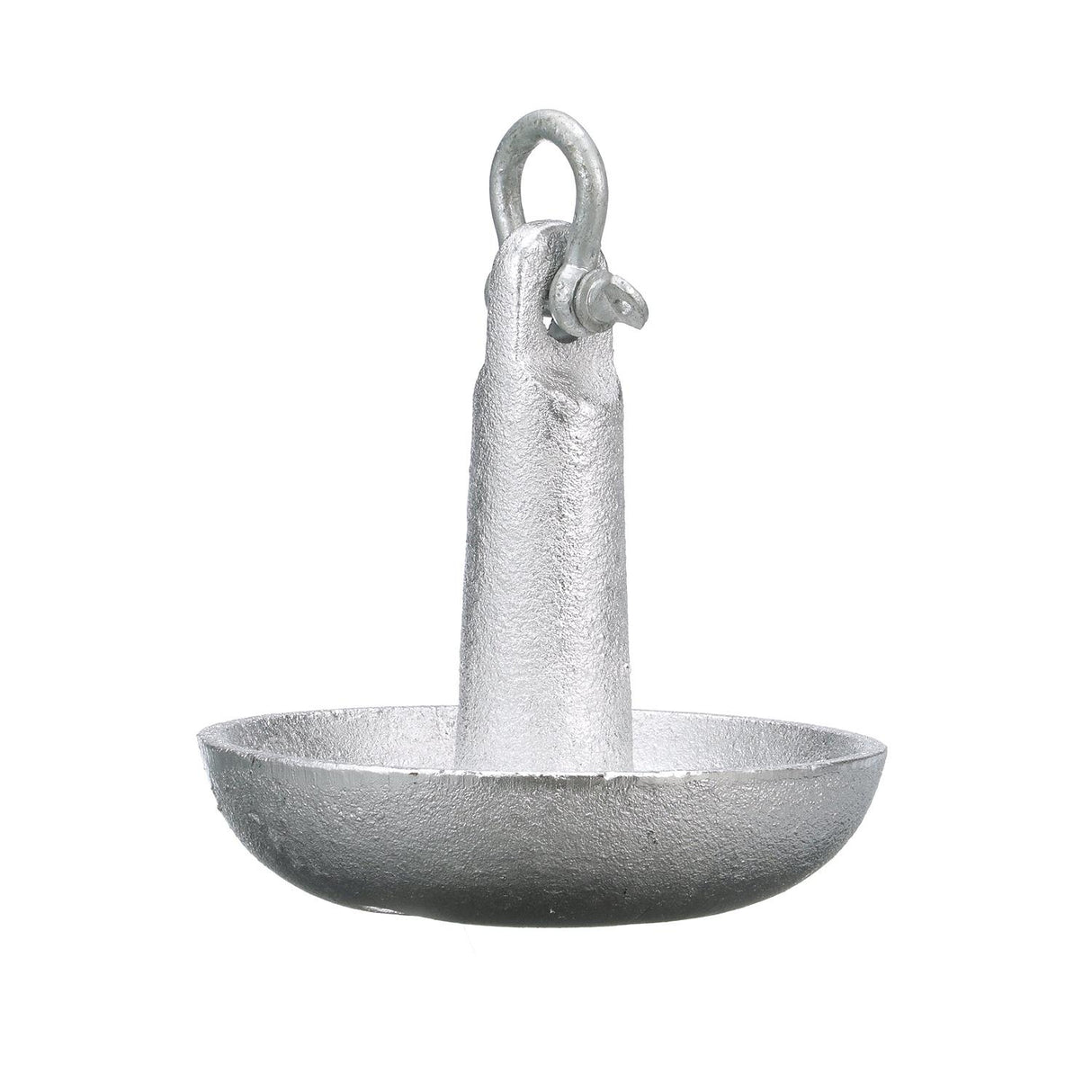 Seachoice Mushroom Anchor, Cast Iron, Aluminum-Painted, Silver, 10 Lbs., Boats Up to 12 Ft. Long - 41300 - official Seachoice product image 4