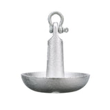 Seachoice Mushroom Anchor, Cast Iron, Aluminum-Painted, Silver, 10 Lbs., Boats Up to 12 Ft. Long - 41300 - official Seachoice product image 3