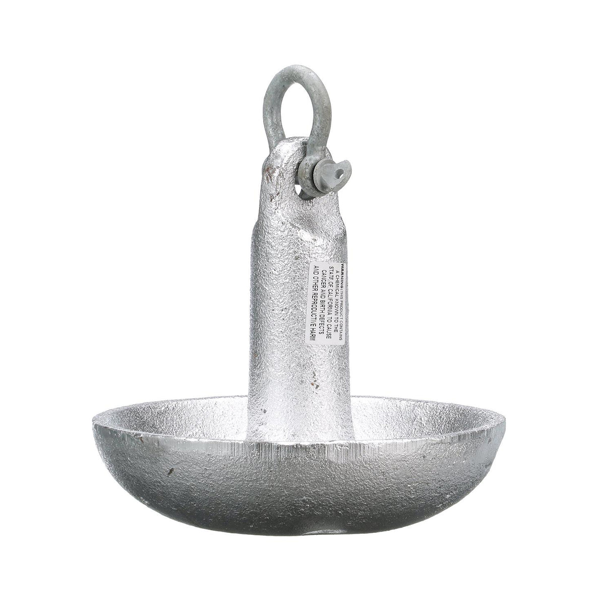Seachoice Mushroom Anchor, Cast Iron, Aluminum-Painted Silver, 15 Lbs., Boats Up to 16 Ft. Long - 41340 - official Seachoice product image 3
