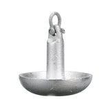 Seachoice Mushroom Anchor, Cast Iron, Aluminum-Painted Silver, 15 Lbs., Boats Up to 16 Ft. Long - 41340 - official Seachoice product image 4