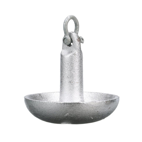 Seachoice Mushroom Anchor, Cast Iron, Aluminum-Painted Silver, 15 Lbs., Boats Up to 16 Ft. Long - 41340 - official Seachoice product image 4
